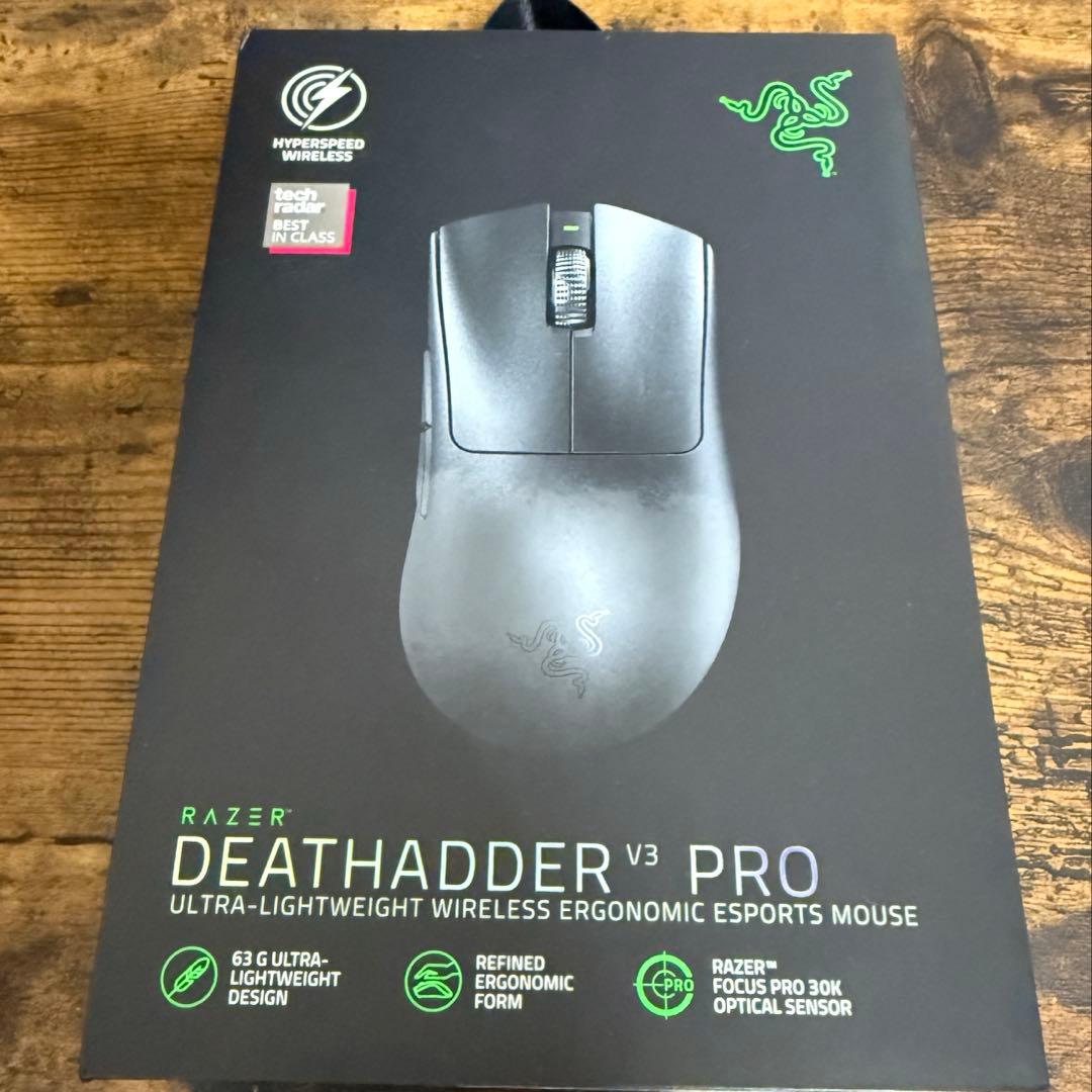 Razer DeathAdder V3 Pro ワイヤレスゲーミングマウス Amazon.com: Razer DeathAdder V3 Pro Gaming Mouse: 63g Ultra