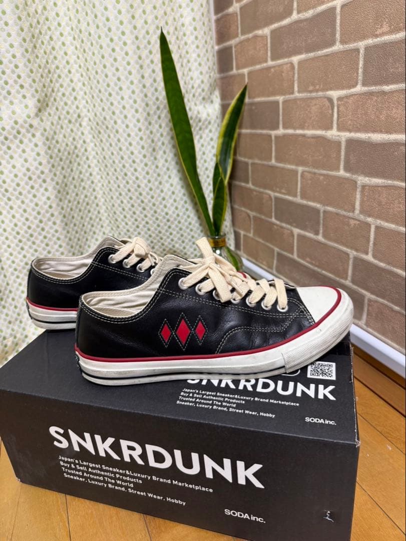 激レア　フラッドヘッド　90 HD ブラック/ホワイト スニーカー 26.5cm