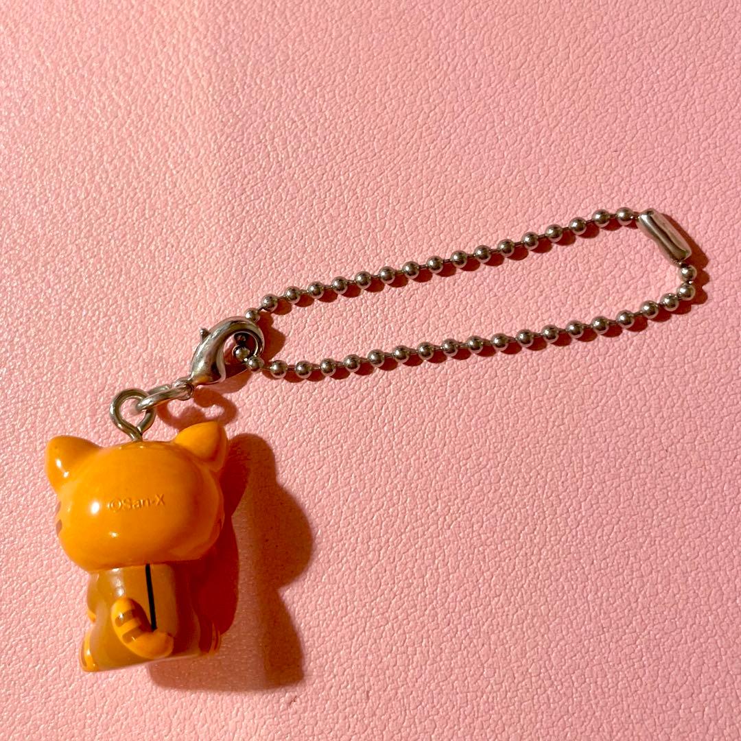 リラックマ のんびりネコ フィギュアキーチェーン ガチャ ストラップ