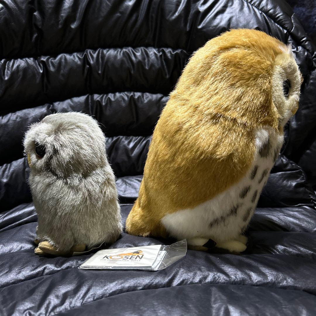 KOSEN ぬいぐるみ　モリフクロウ　親子　タグ付き❣️