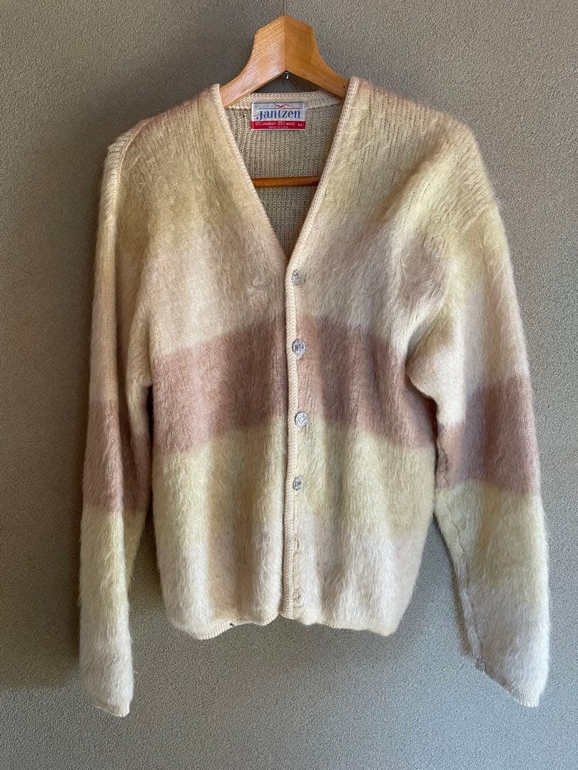 jantzen 60's mohair カーディガン 60s モヘアカーディガン 1960年代 jantzen モヘアカーディガン モヘア