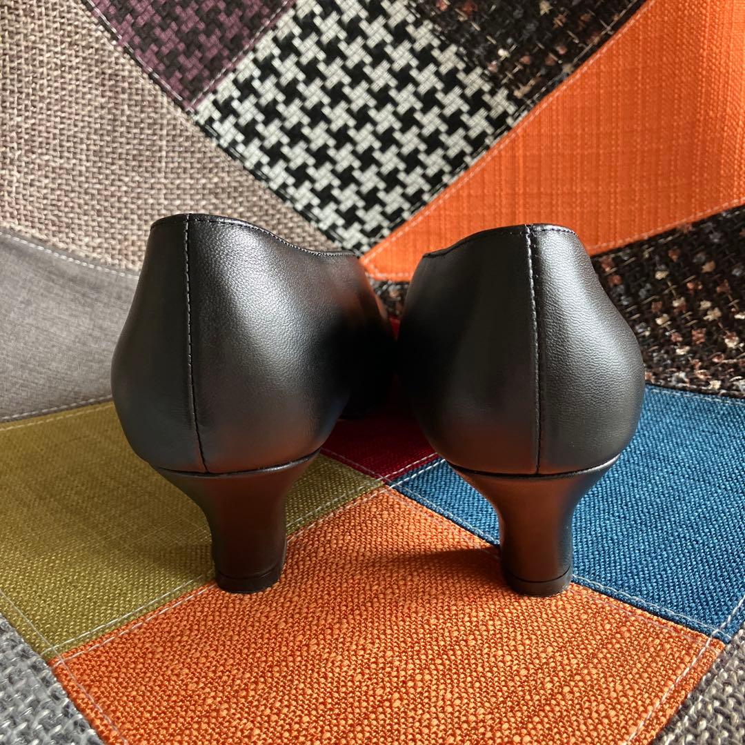 REMME ブラックパンプス 5㌢ヒール 北欧、暮らしの道具店別注