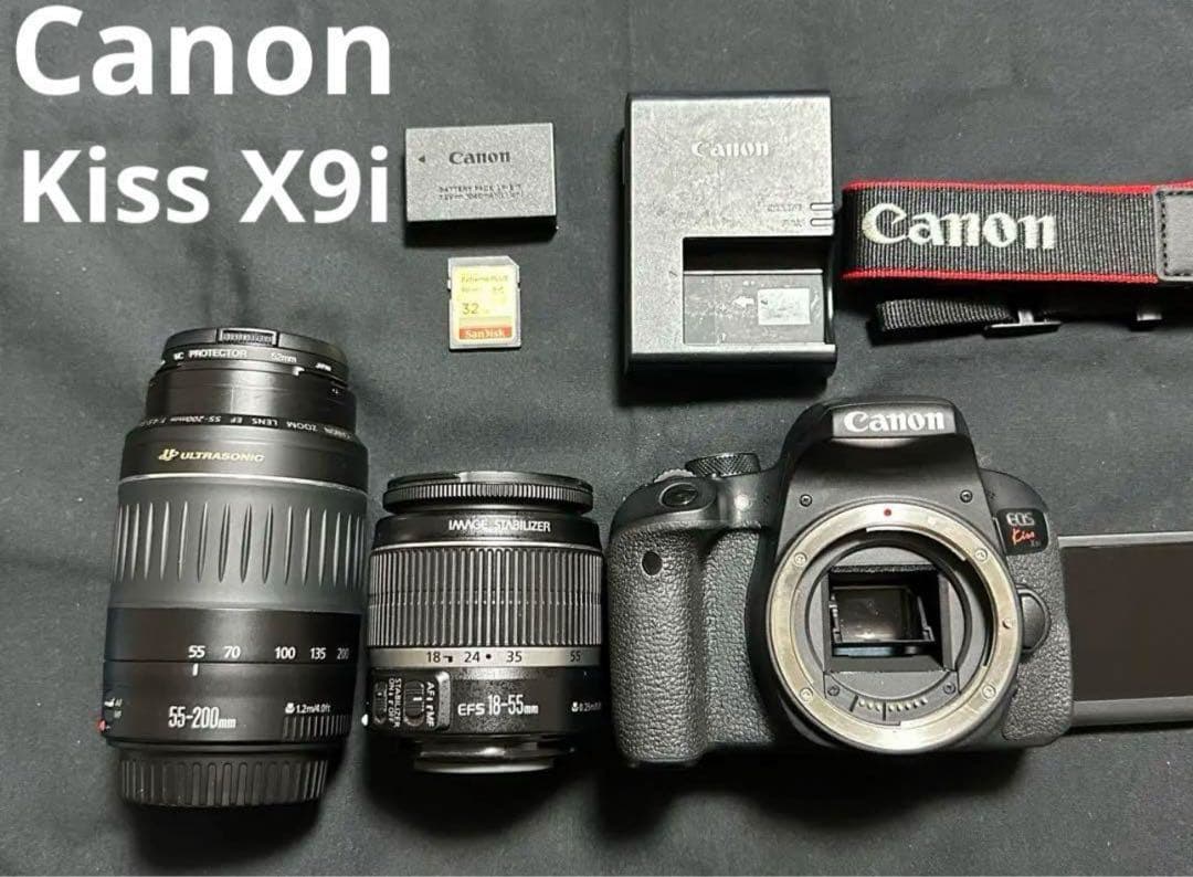Canon EOS Kiss X9iダブルズームレンズセット Canon EOS Kiss X9i・ダブルズーム セット | パンダスタジオ・レンタル