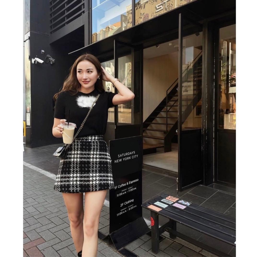 sheller シェリエ Jewelツイードキュロット - メルカリ