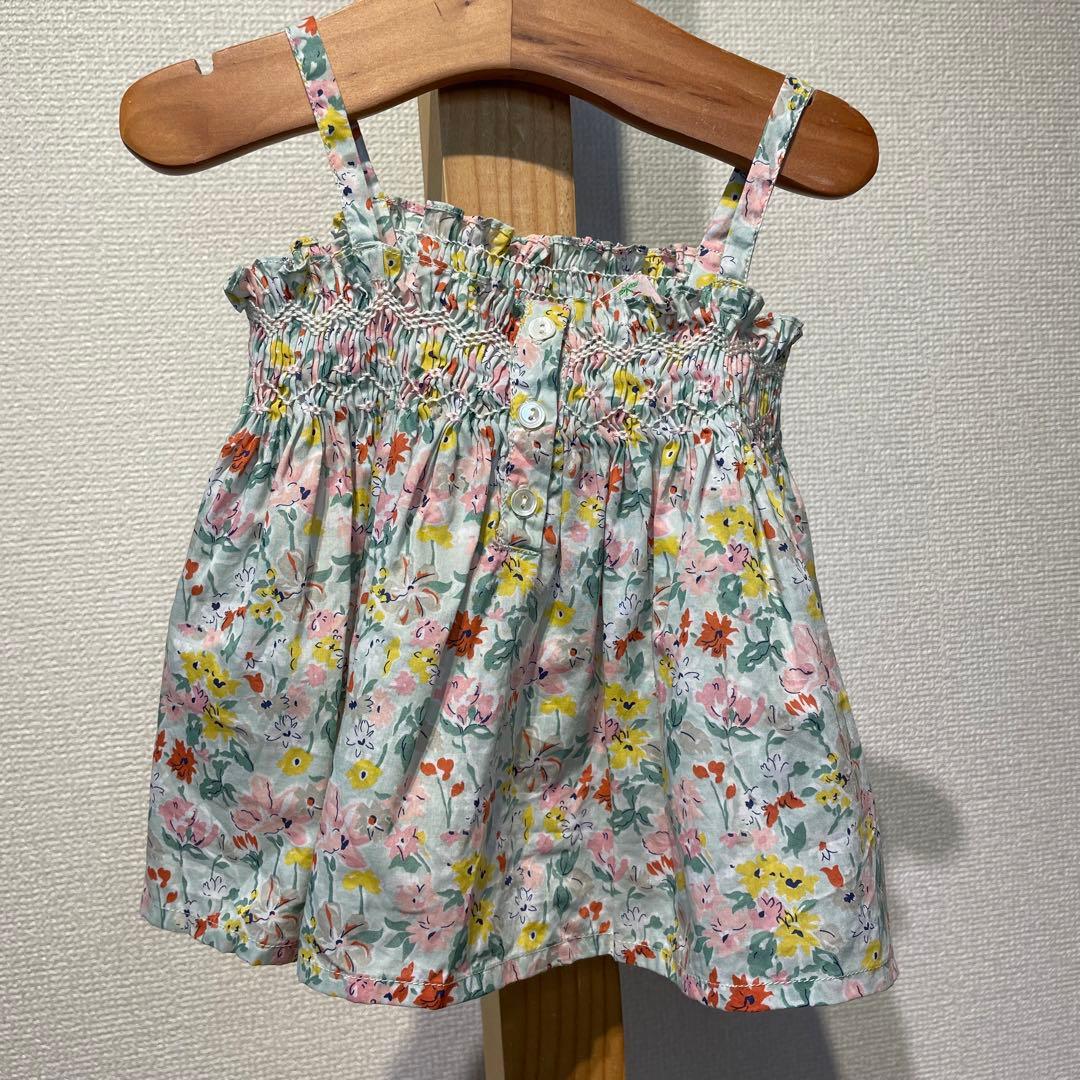 Bonpoint ボンポワン ベビー服 子供服 花柄ワンピース リバティ ガール