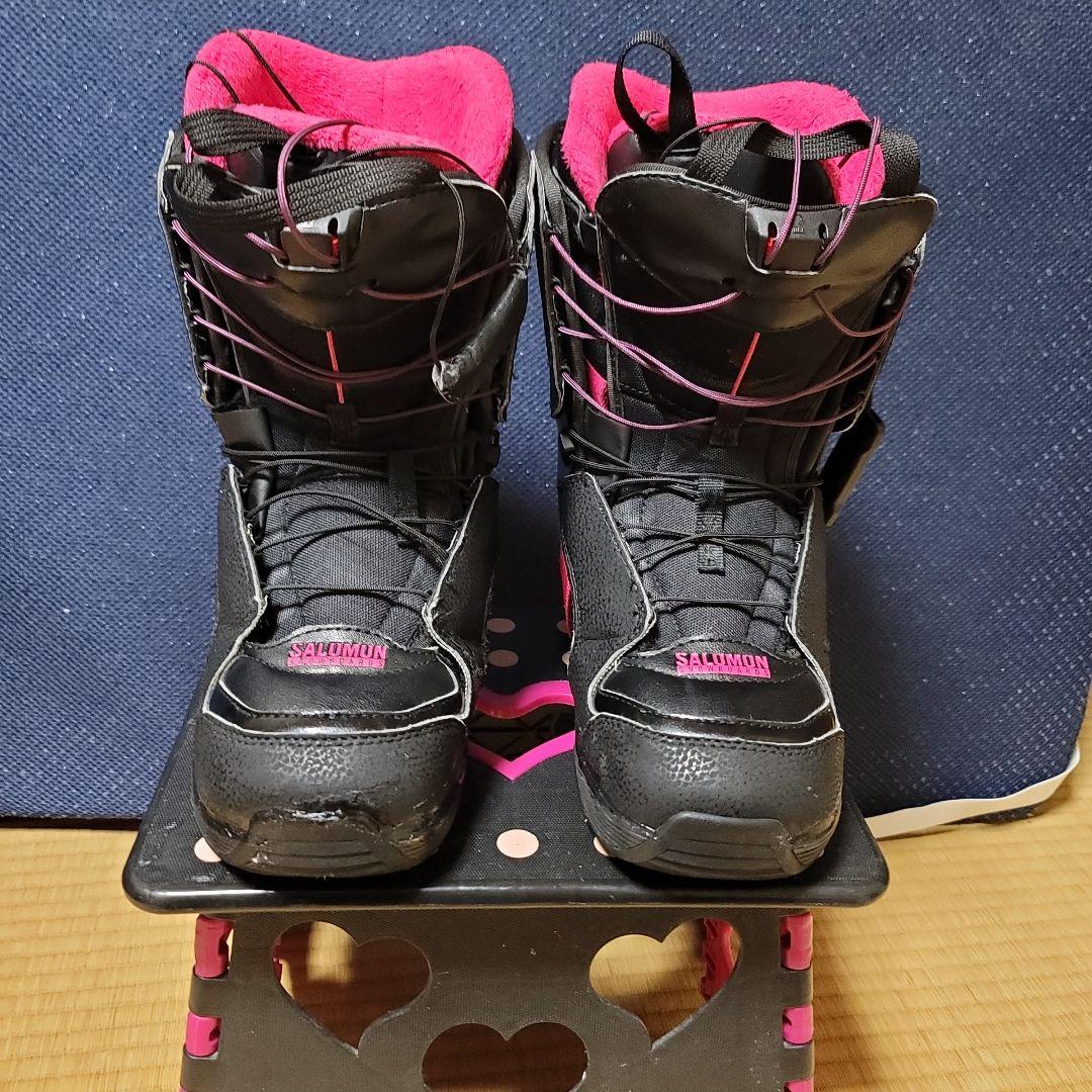 SALOMON スノーボードブーツ ブラック/ピンク23センチ 楽天市場】23-24 SALOMON PEARL BOA サロモン ブーツ BOOTS スノボ