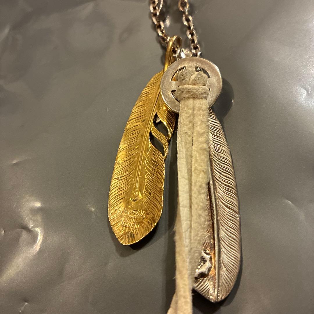 アリゾナフリーダムフルセット。K18フェザー&シルバー925フェザー