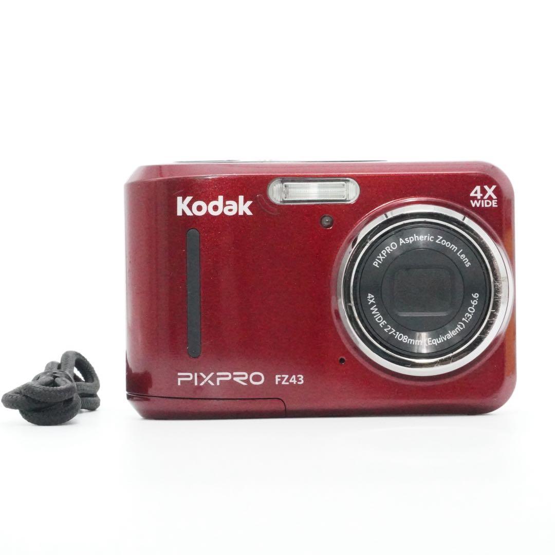 KODAK PIXPRO FZ43 レッド デジタルカメラ - メルカリ