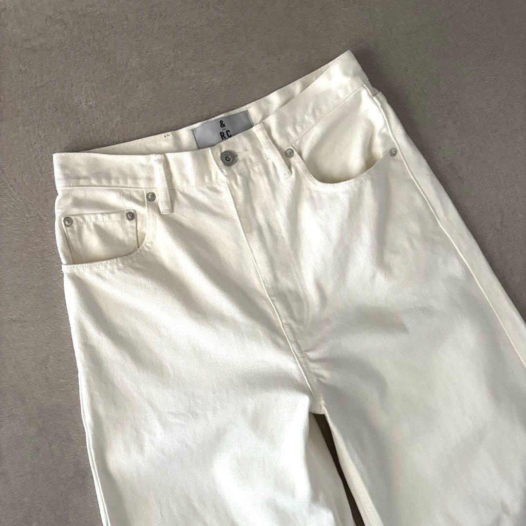 Curensology &RC カーヴィーデニムパンツ ホワイト 38 - メルカリ