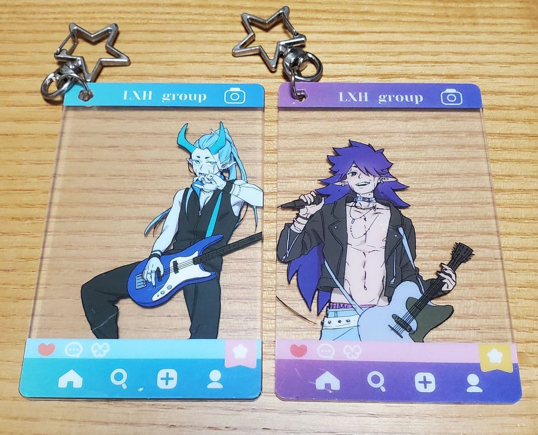 羅小黒戦記カード型アクリルキーホルダー フーシーシューファイ ロ