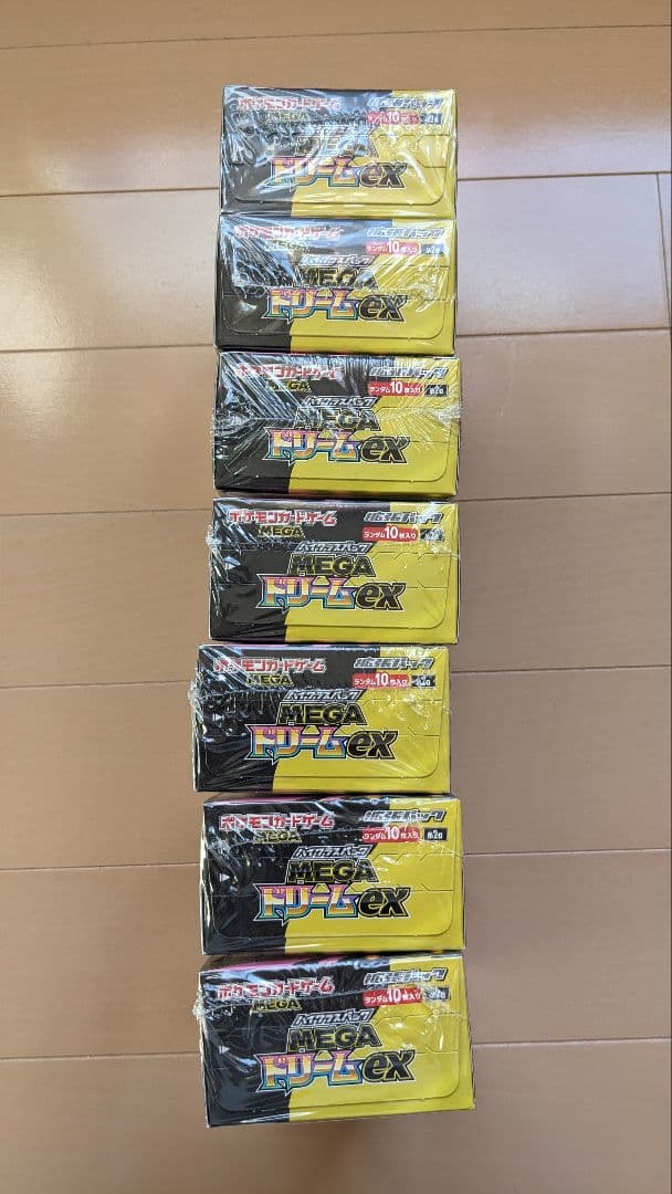 ポケモンカード MEGA ドリームEX シュリンク付き 7BOX
