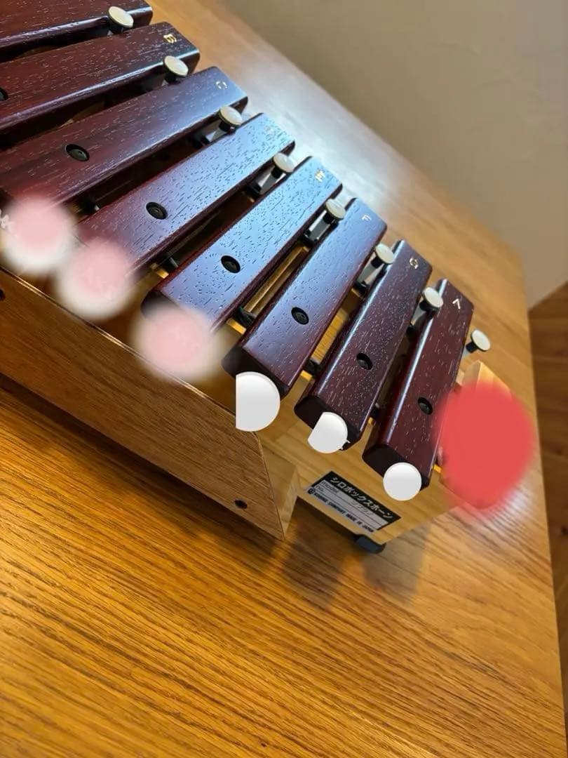 こおろぎ社 卓上 木琴 シロボックス ソプラノ 本体部 （幹音）＋派生音