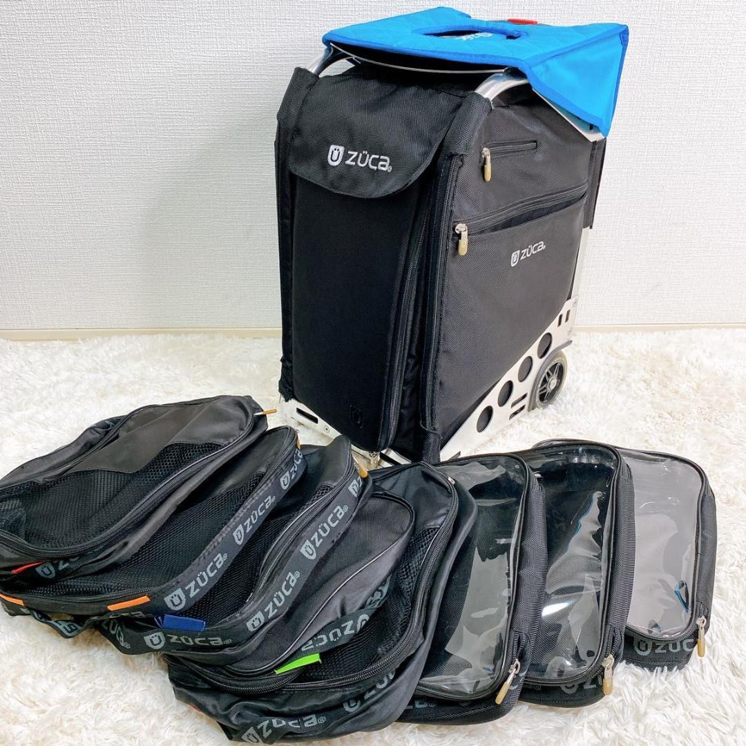 ZUCA PRO ズーカ シルバー 座れるキャリーバッグ　32L 機内持込可 Amazon | 【ZUCAプロ】 ZUCA ProTravel Silver/Black | ZUCA(ズーカ
