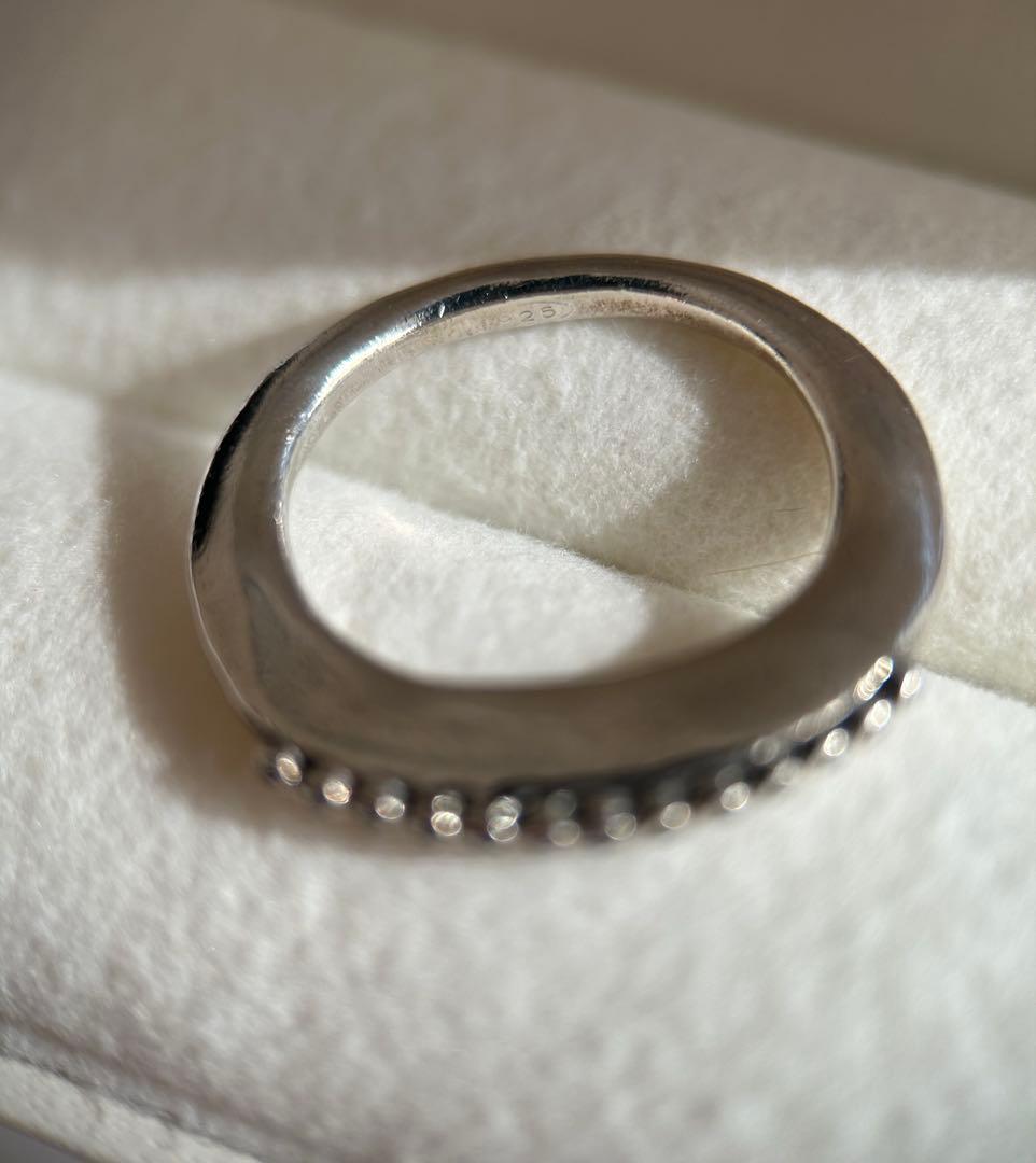 ロザマリア H.P.FRANCE シルバー925 ドットリング①