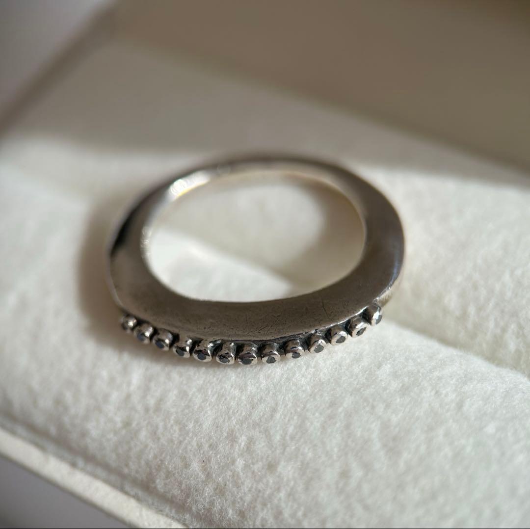 ロザマリア H.P.FRANCE シルバー925 ドットリング①