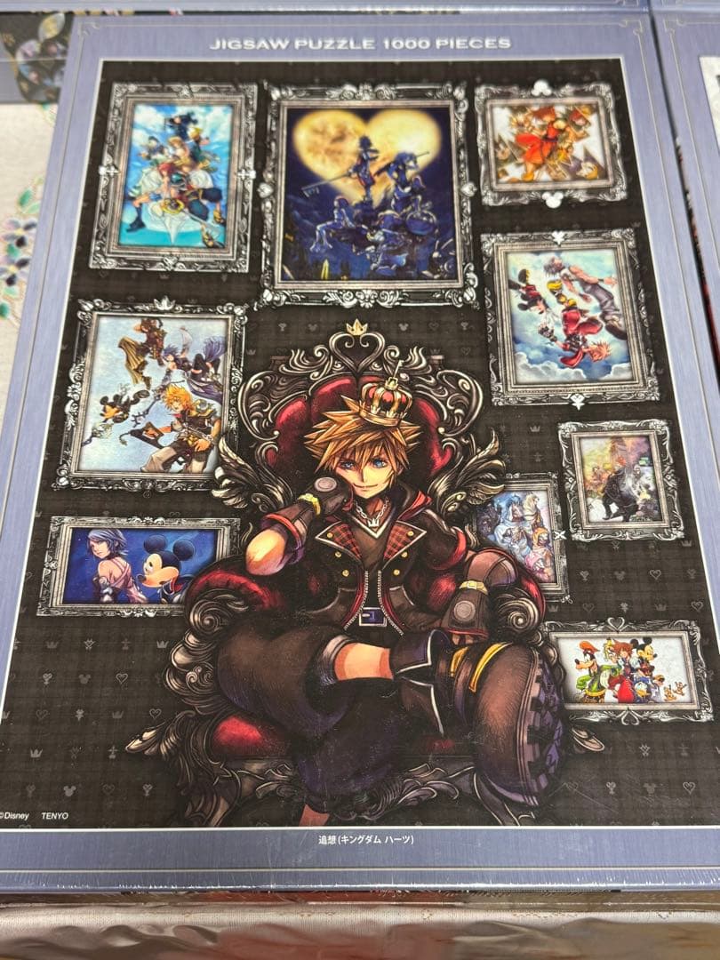 キングダムハーツ 20周年記念パズル 2セット+台座ソラ カイリ パズル2