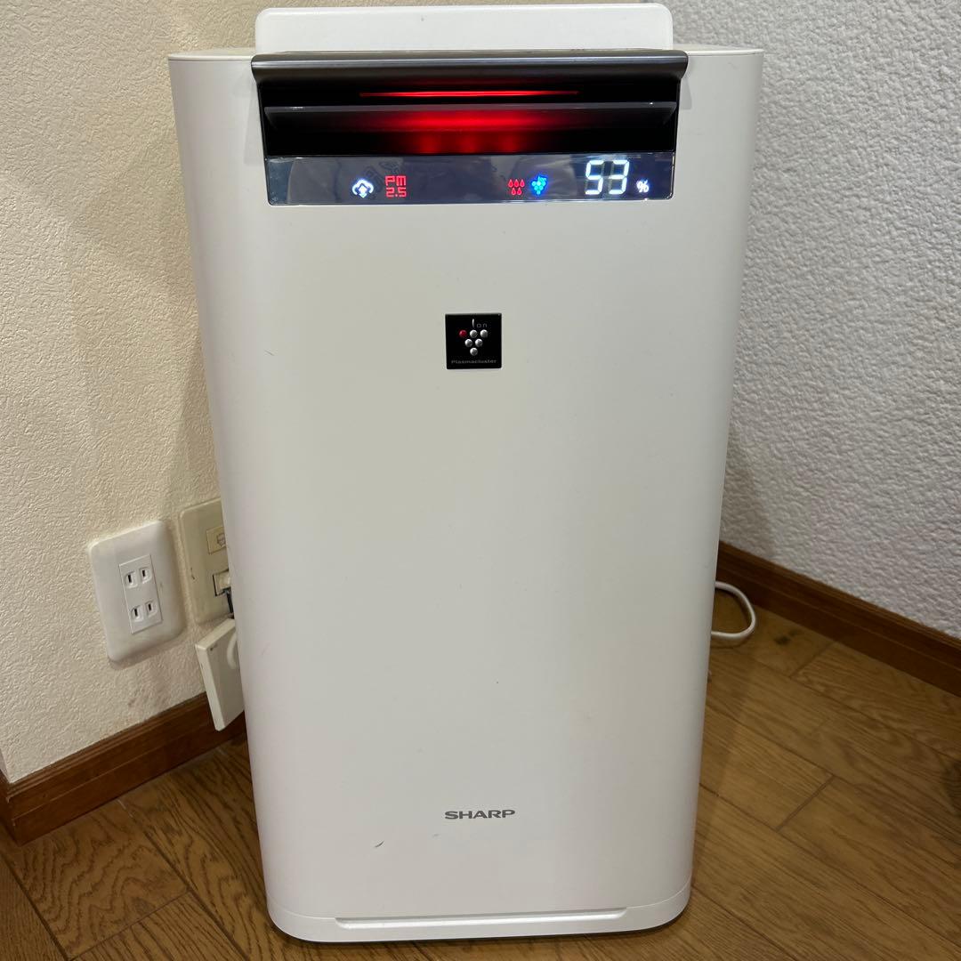 シャープ 加湿空気清浄機 KI-JS50-W　2020年製　プラズマクラスター SHARP（シャープ） 空気清浄機 加湿機能付 空清23まで/加湿15畳まで