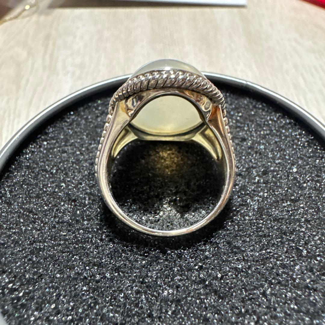 Lilas 【SAMH by LILAS】ホワイトムーンストーンリング SV - メルカリ