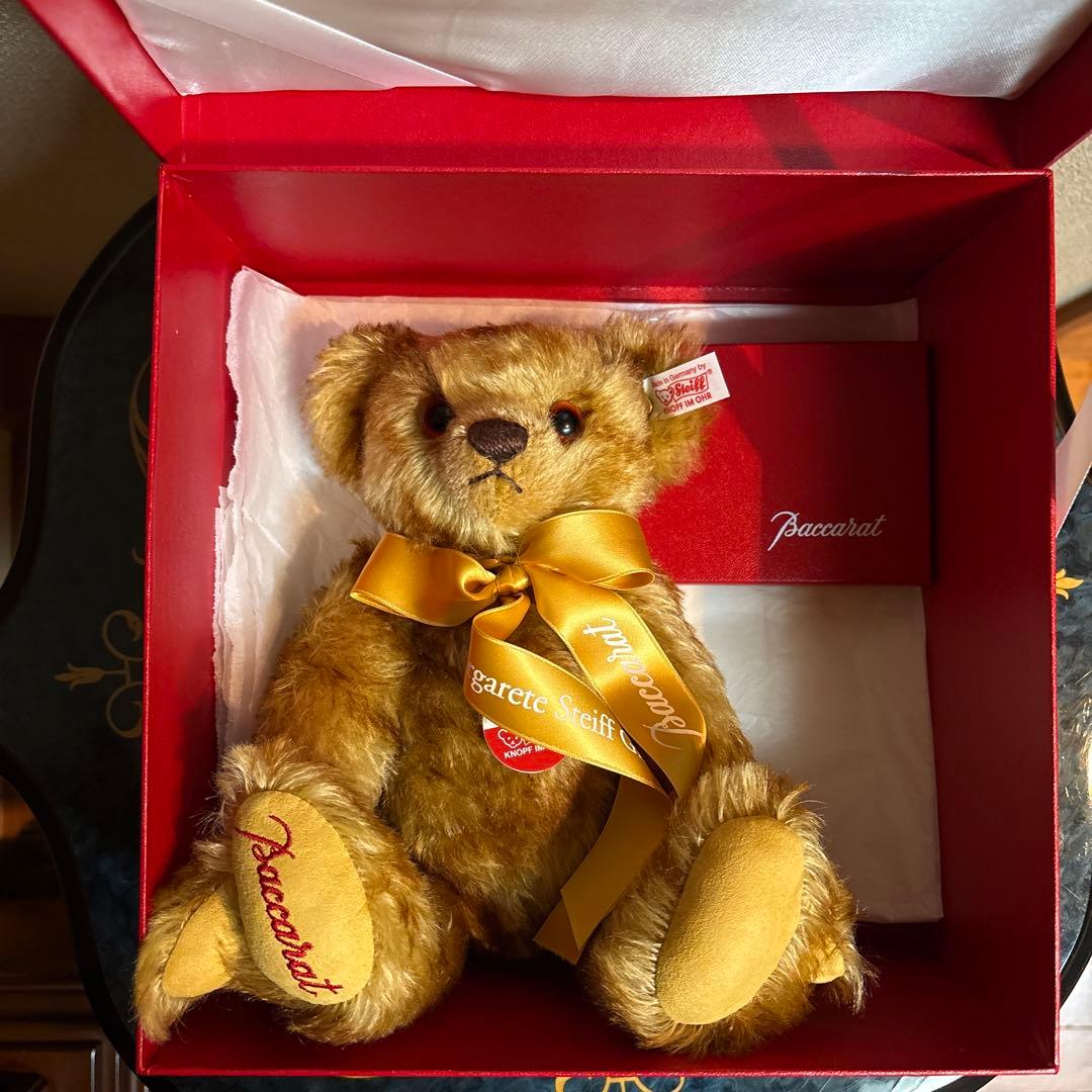 Steiffシュタイフ×Baccaratバカラ　コラボレーション　テディベア