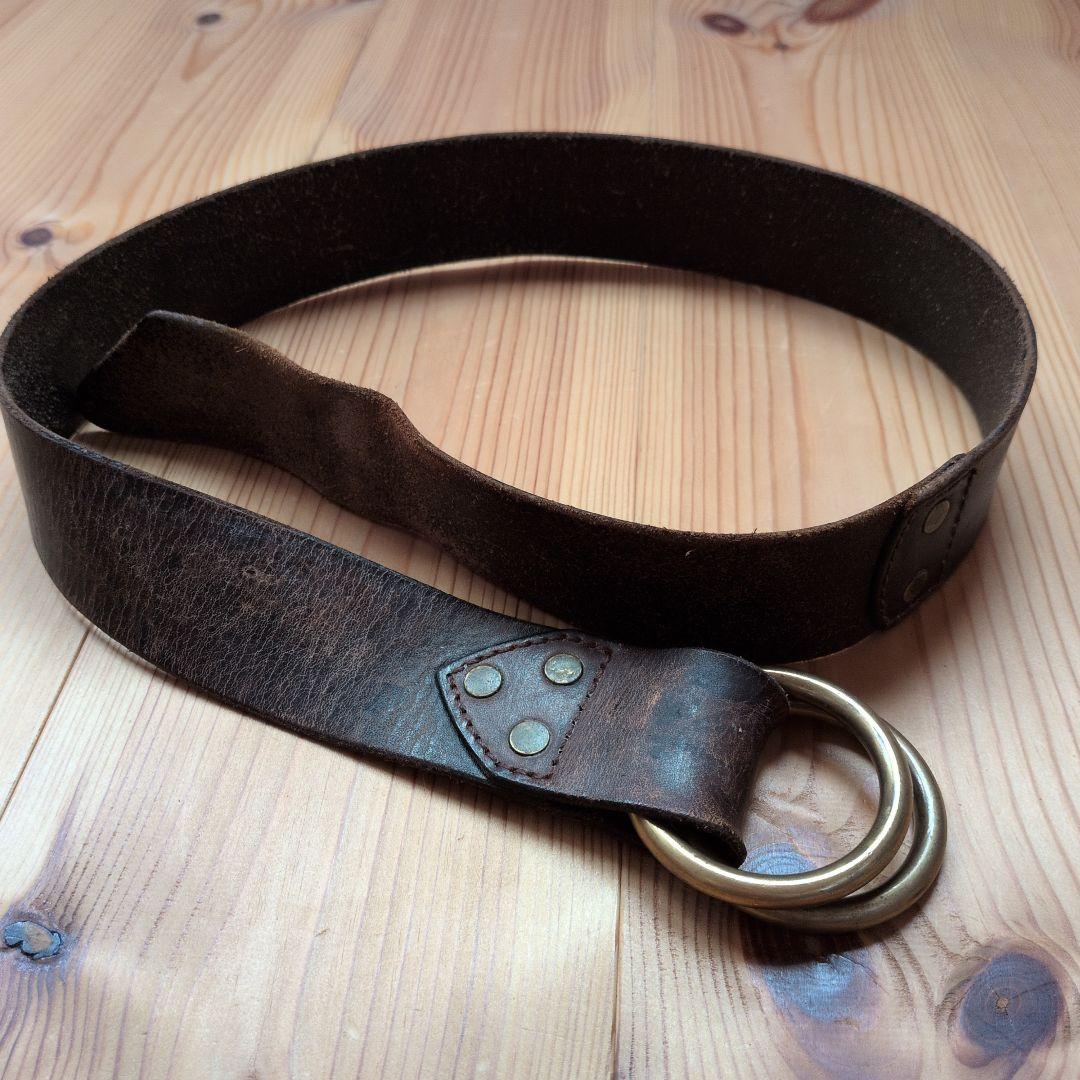 り*ん様 RRL リングベルト Double RL(RRL) SANDERS BELT ダブルアールエル リングベルト