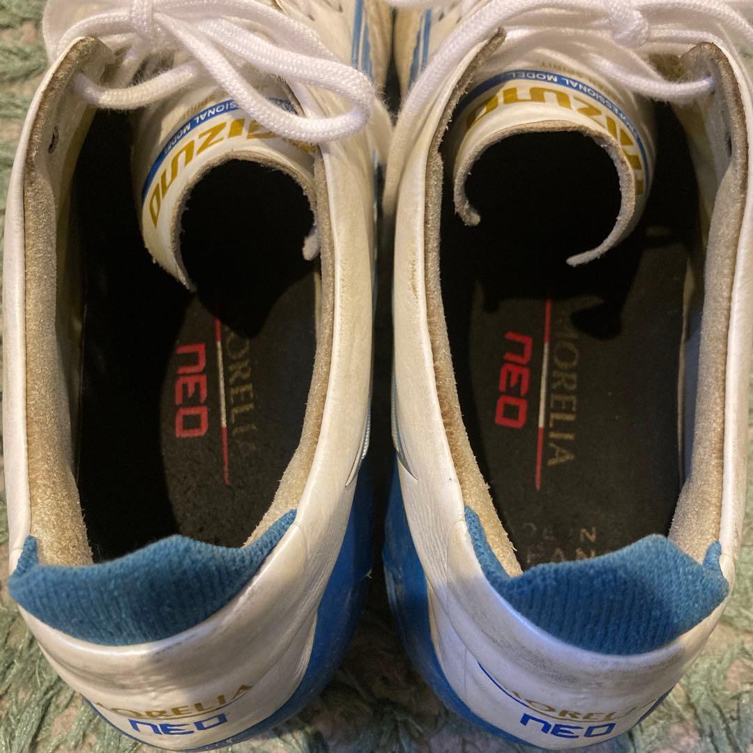 Morelia Neo モレリアネオ4 ホワイト/ブルー　26.5cm