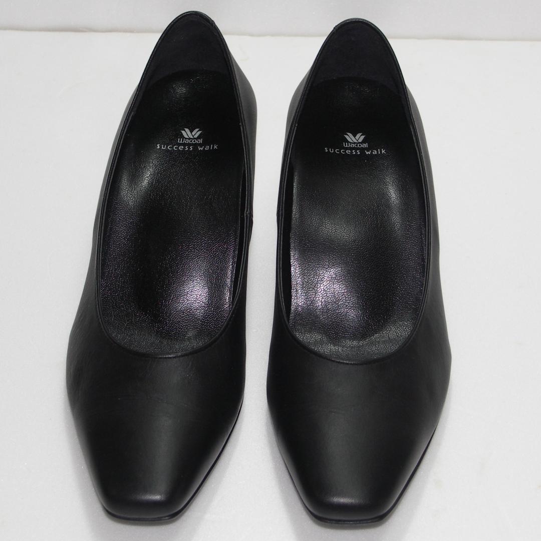 WACOAL ワコール success walk パンプス 23cm 3E 黒 - メルカリ