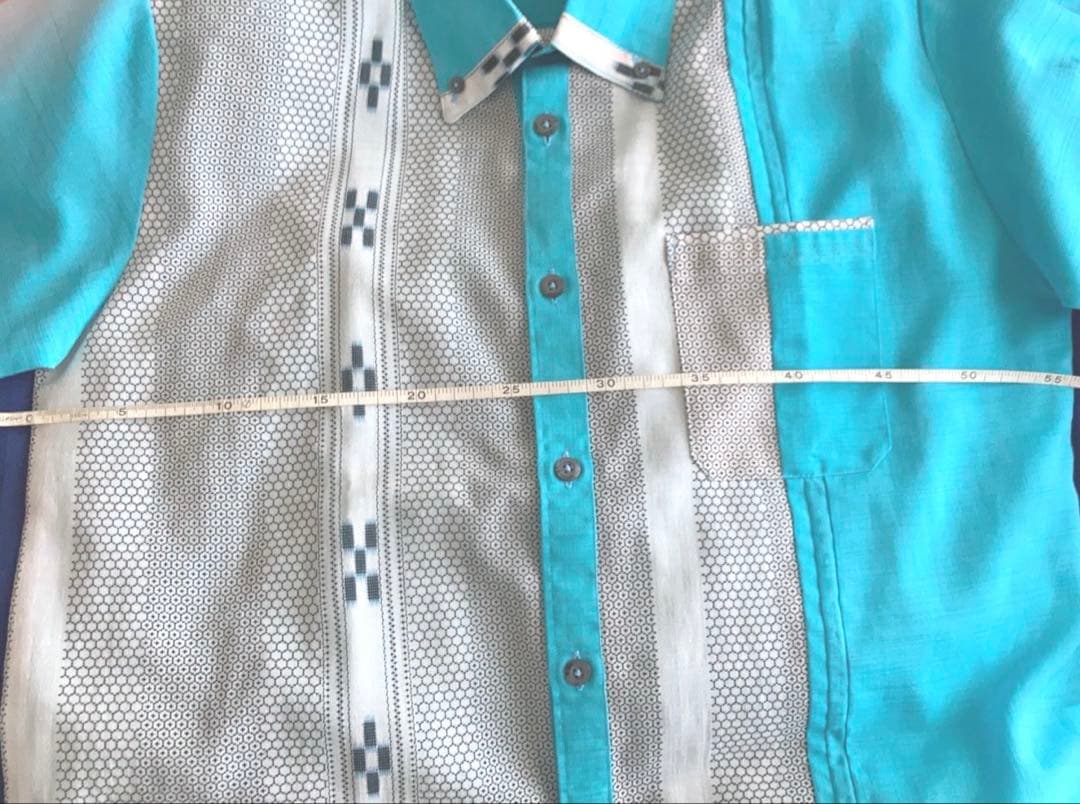 かりゆし 青 水色 Keystone オーダーメイド 筑紫哲也