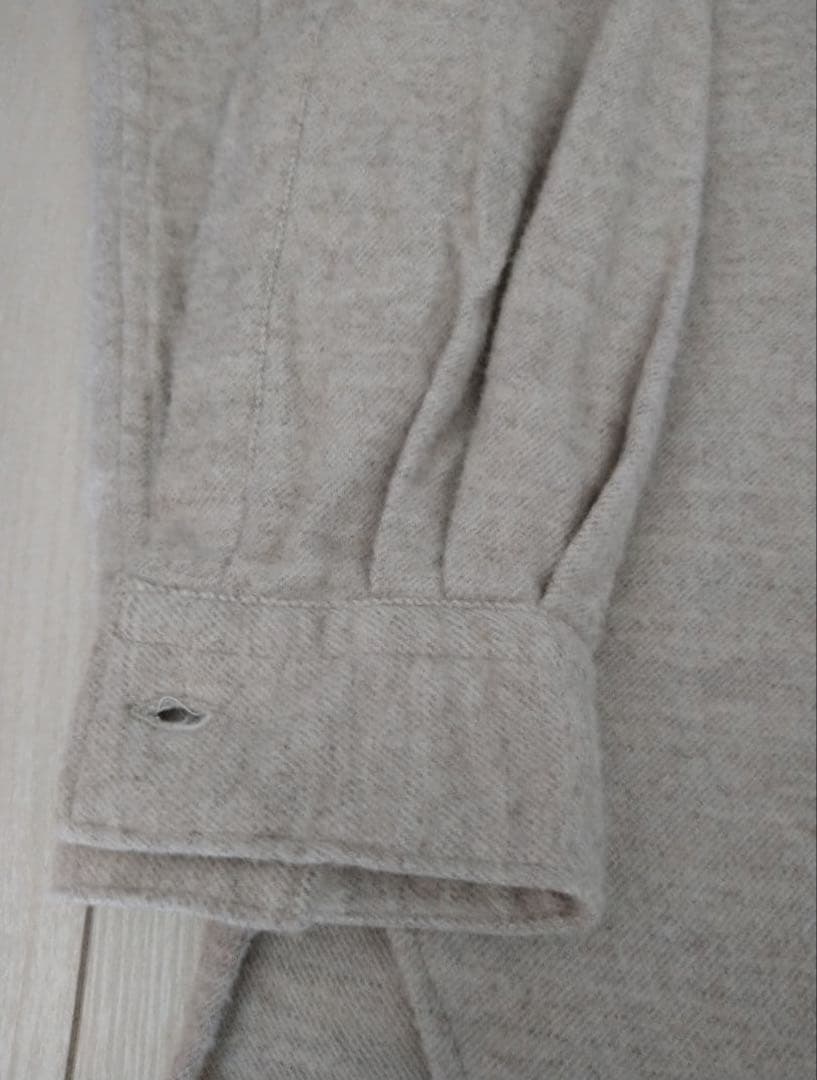 auberge ヤク混 ネルシャツ - メルカリ