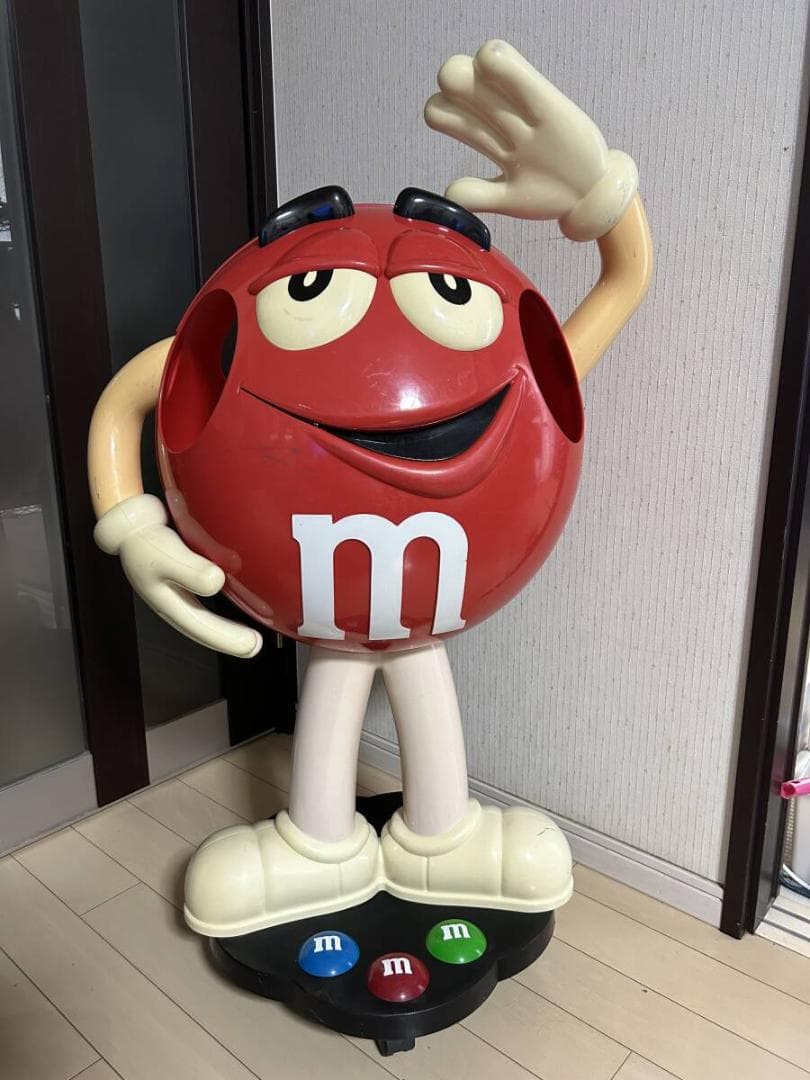 超大型☆M&M's エムアンドエムズ ストアーディスプレイ 店舗什器 赤