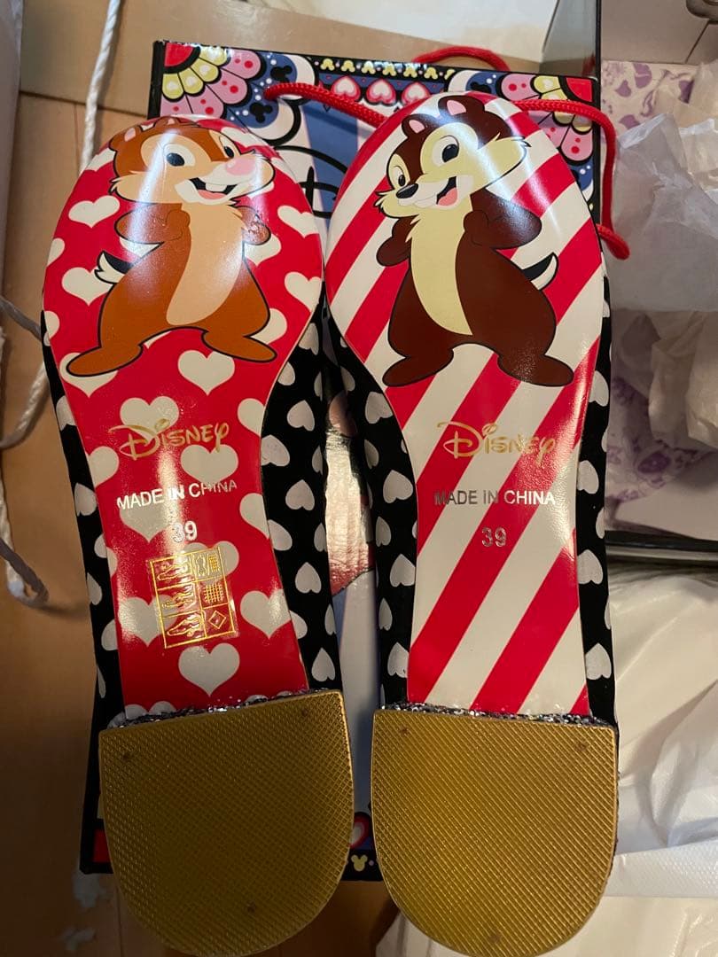 【新品未使用】イレギュラーチョイス⭐︎チップとデール⭐︎パンプス⭐︎24.5cm