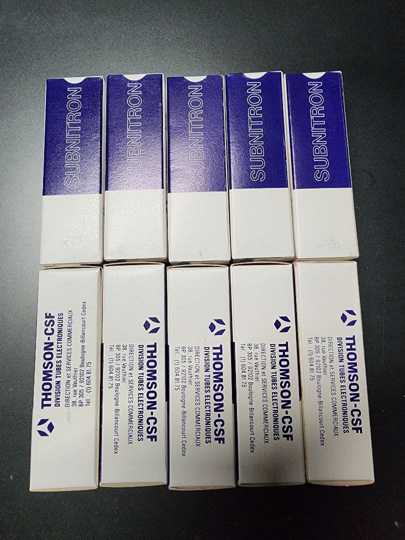 真空管 6111×20本 thomson社製 6SN7GTB 東芝 1本双極マッチ 真空管PX19 - ヴィンテージサウンド