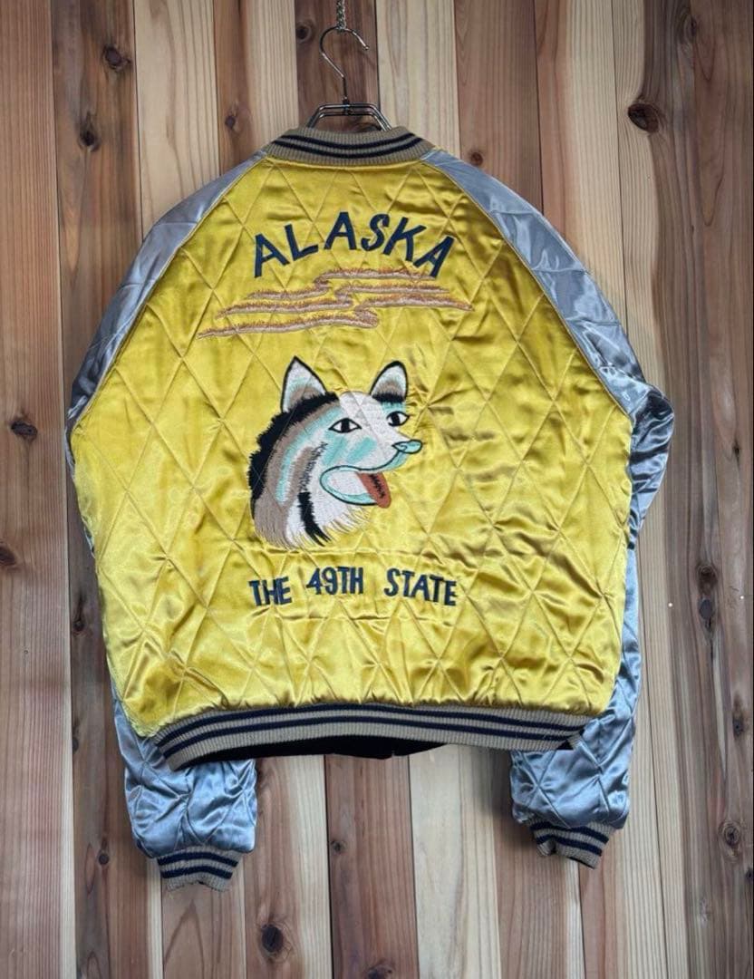 激レア 東洋エンタープライズ アラスカ 別珍 スカジャン XL 犬ぞり