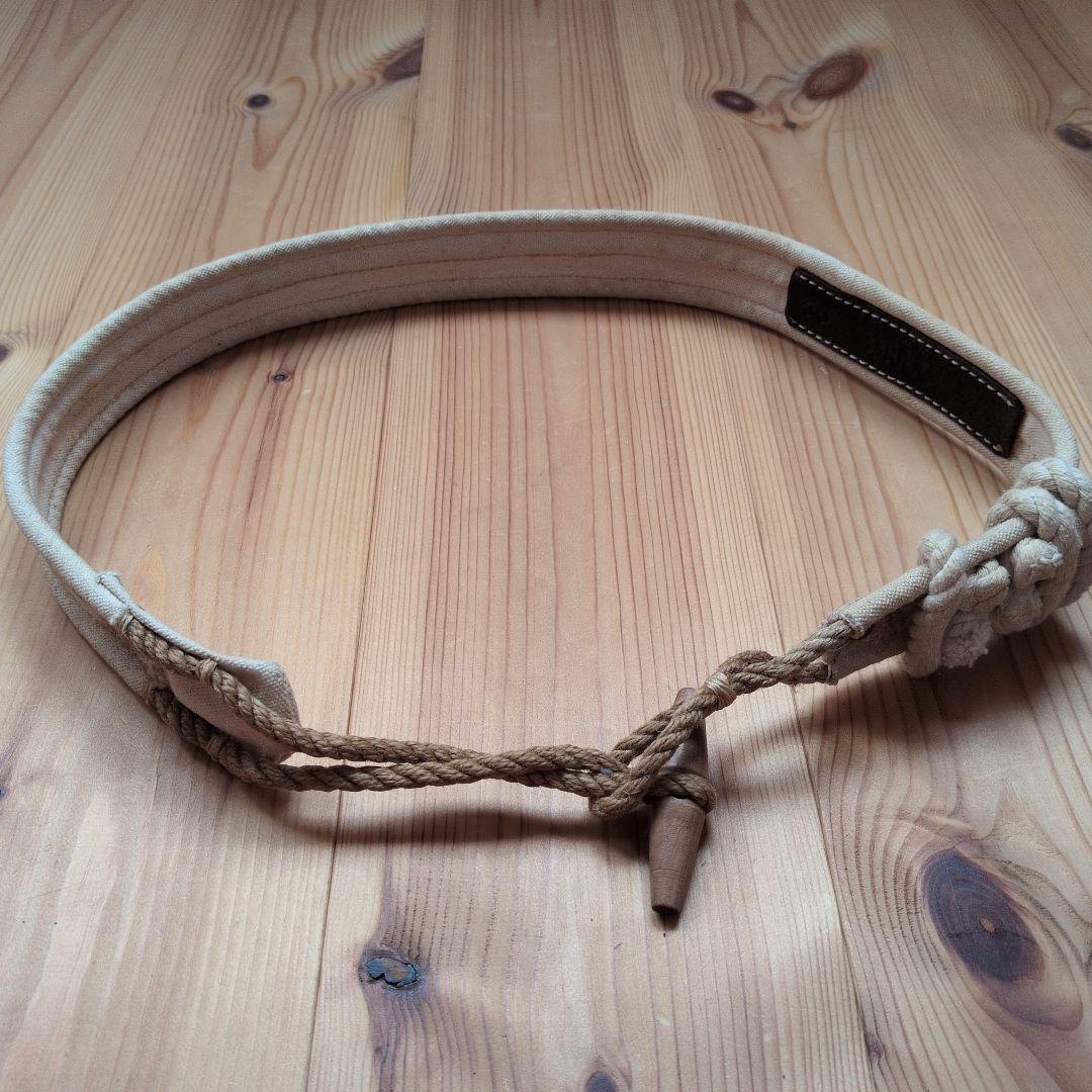 R*g様 RRL キャンバス ロープスタイル ベルト RRL ダブルアールエル ロープホールキャンバス&レザーベルト