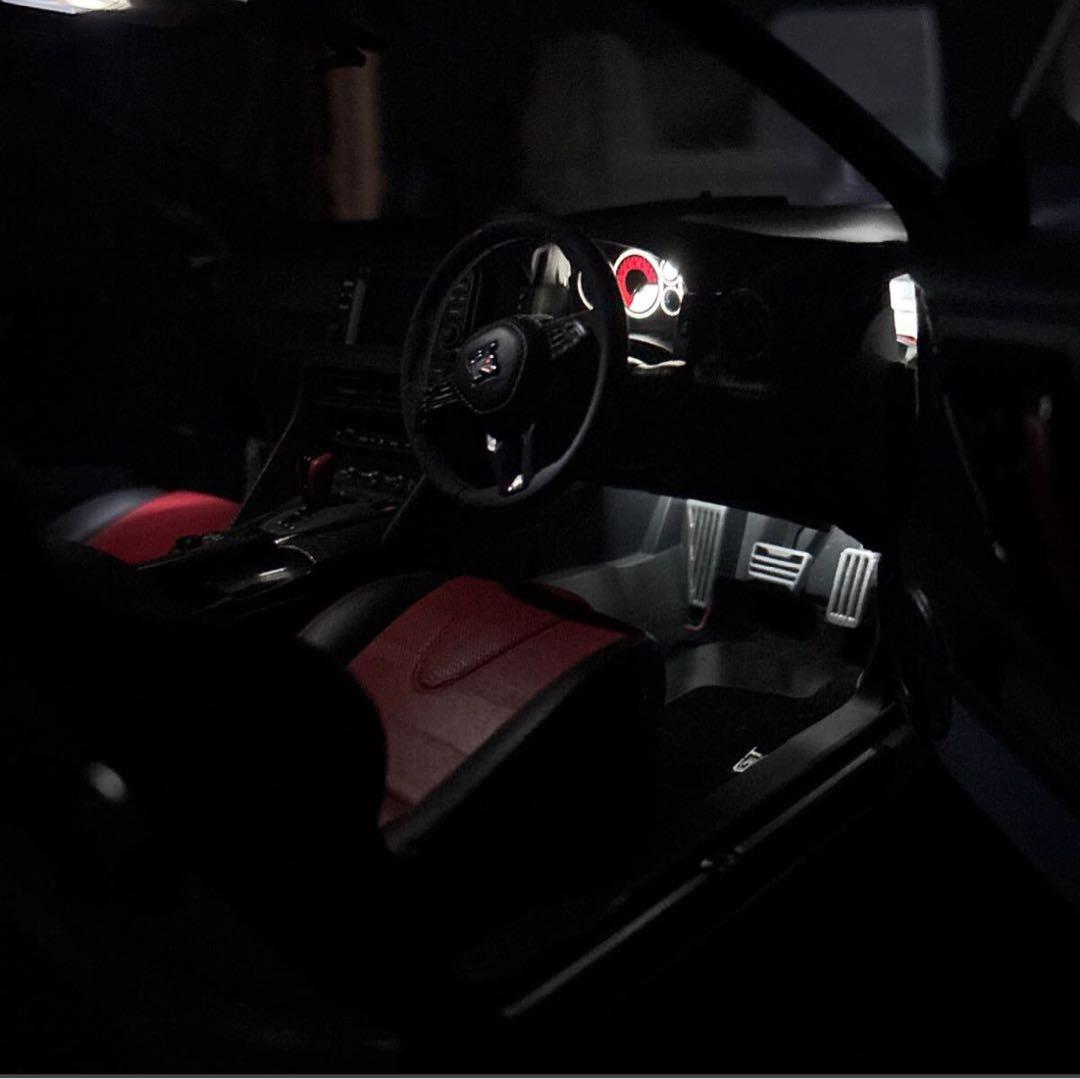 『リアウイング補修歴あり』デアゴスティーニ　1/8 GT-R R35 ニスモ