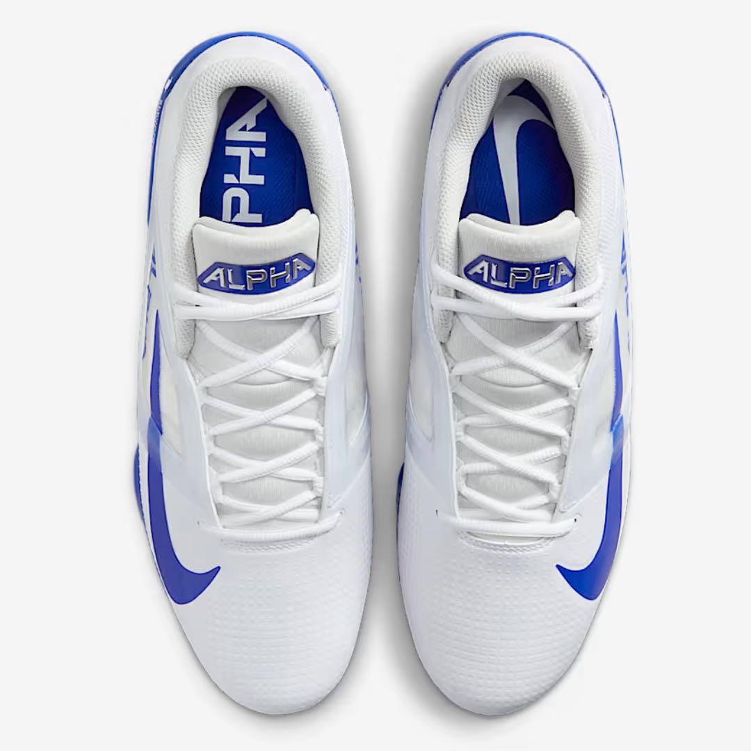 ナイキ 26.5 アルファメナス プロ アメフト スパイク シューズ 靴 白