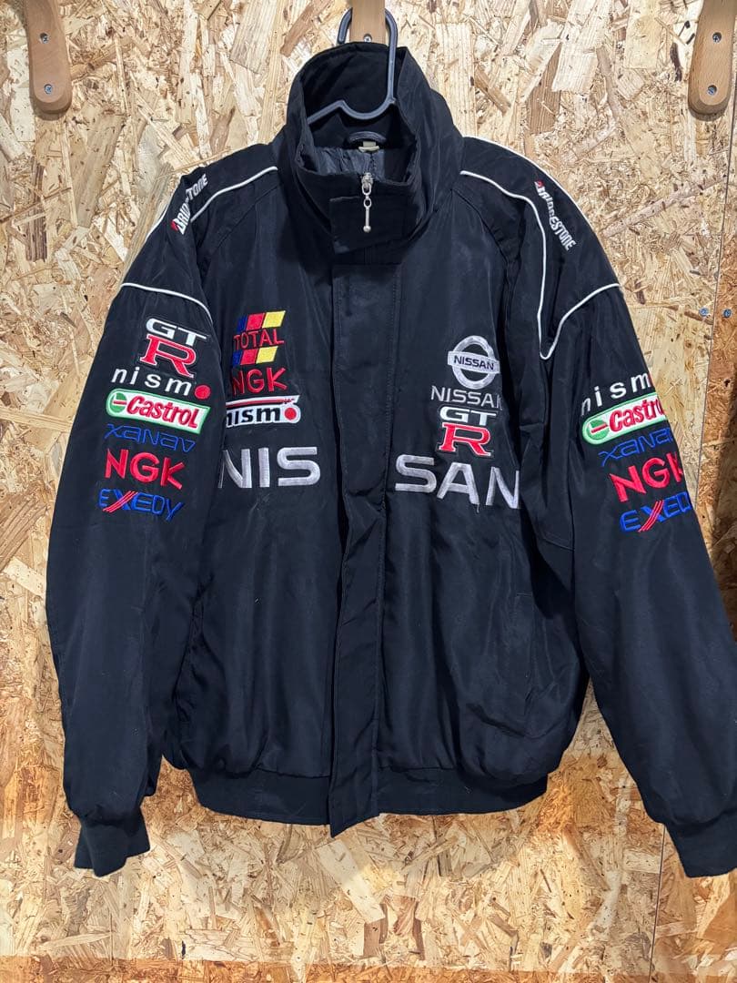 希少90s Nissan レーシングジャケット サイズL 中綿 希少90s Nissan レーシングジャケット サイズL 中綿 - メルカリ
