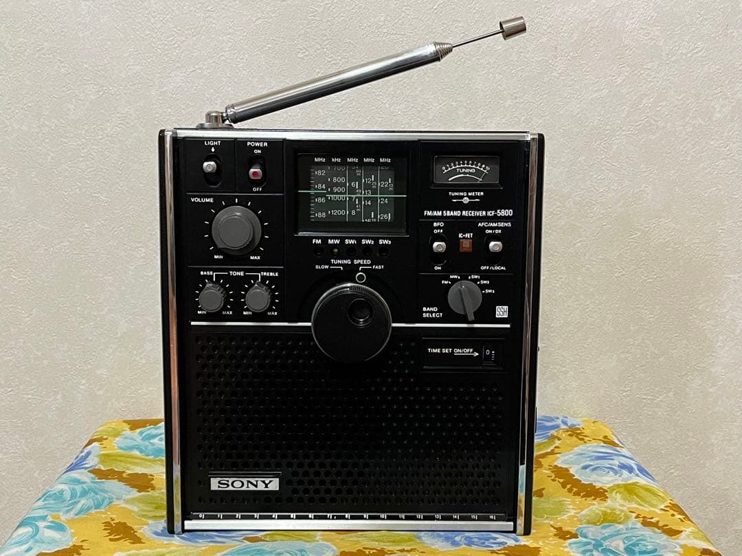 動作美品！○SONY スカイセンサ－ ICF5800 ○昭和のBCL傑作機！ - メルカリ