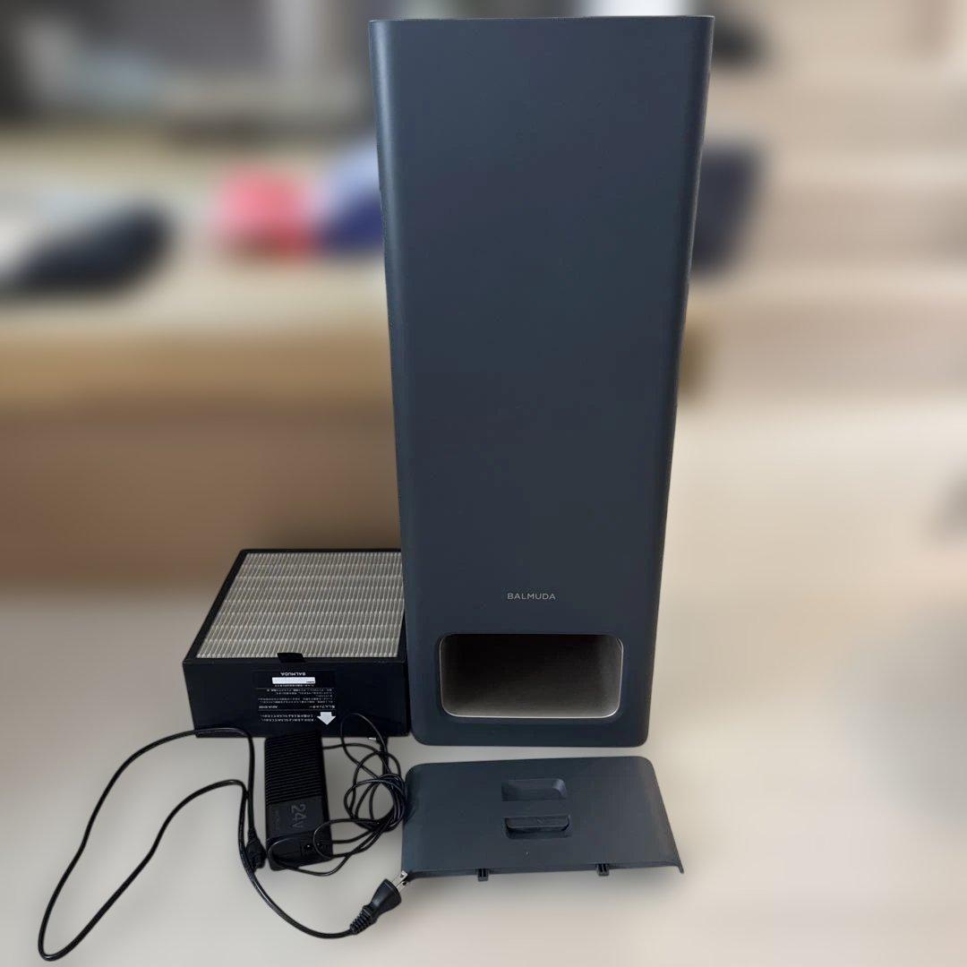 【美品】BALMUDA 空気清浄機 タワー型 グレー BALMUDA The Pure/バルミューダ ザ ピュア 通販 - ディノス