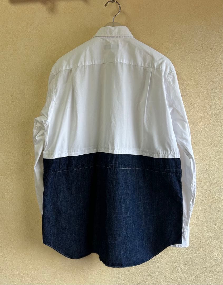 コムデギャルソンオムプリュス AD2001 デニム 切替シャツ - メルカリ