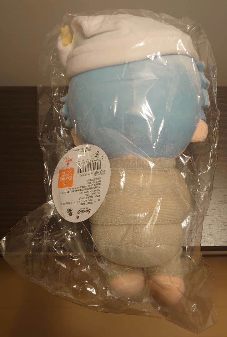 銀魂サンリオむにゅぐるみ おやすみ柄 万事屋セット　コラボグッズ