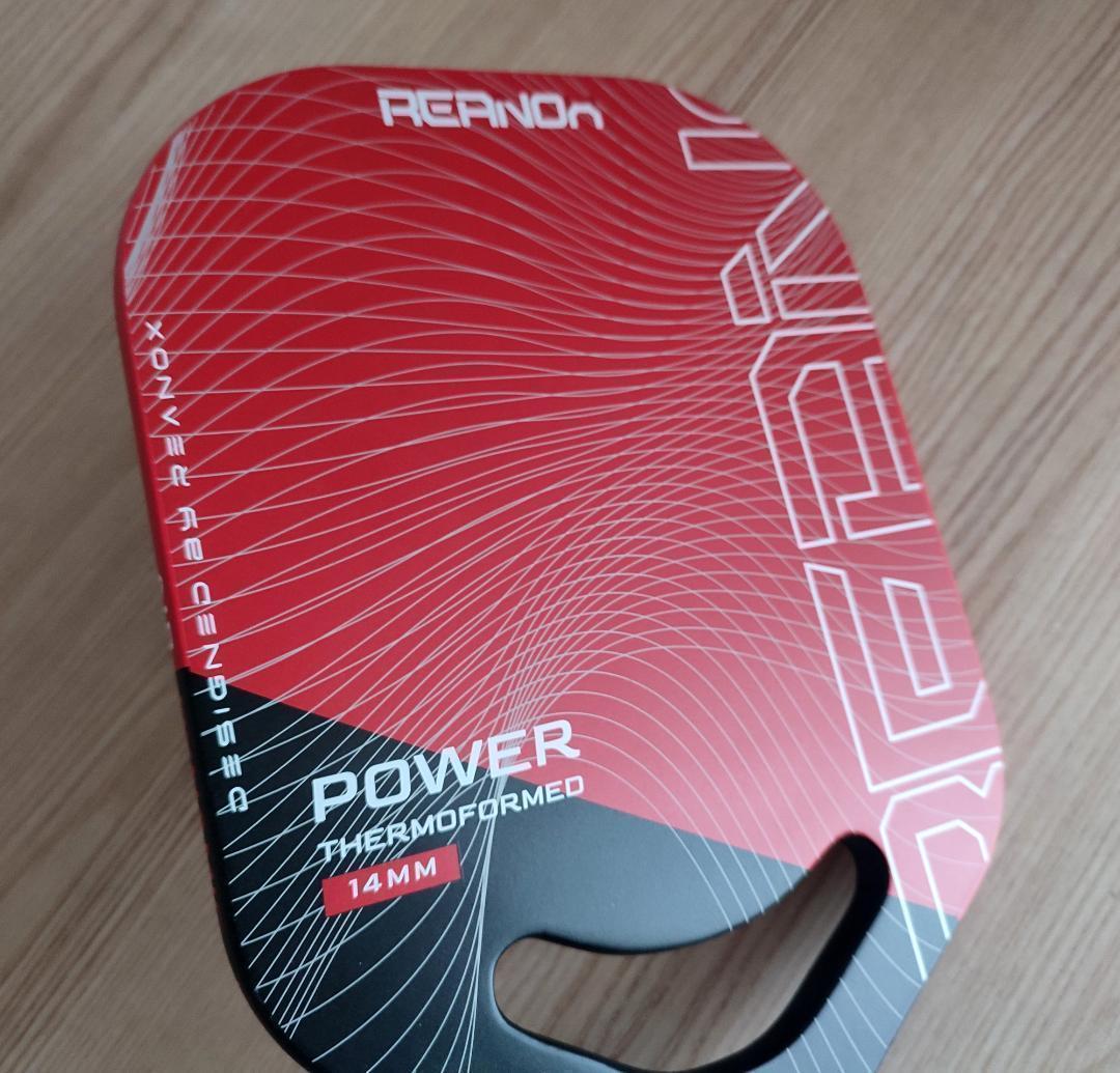 ピックルボール パドル REANOX カーボンファイバー エッジレス 14mm