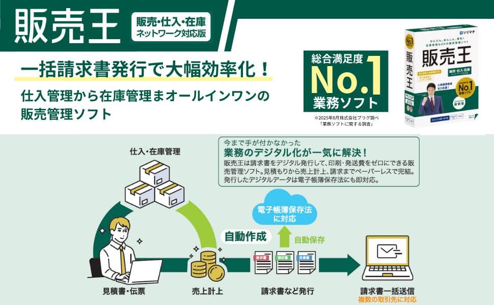 ソリマチ 販売王25販売・仕入・在庫 法令改正対応最新版 - メルカリ