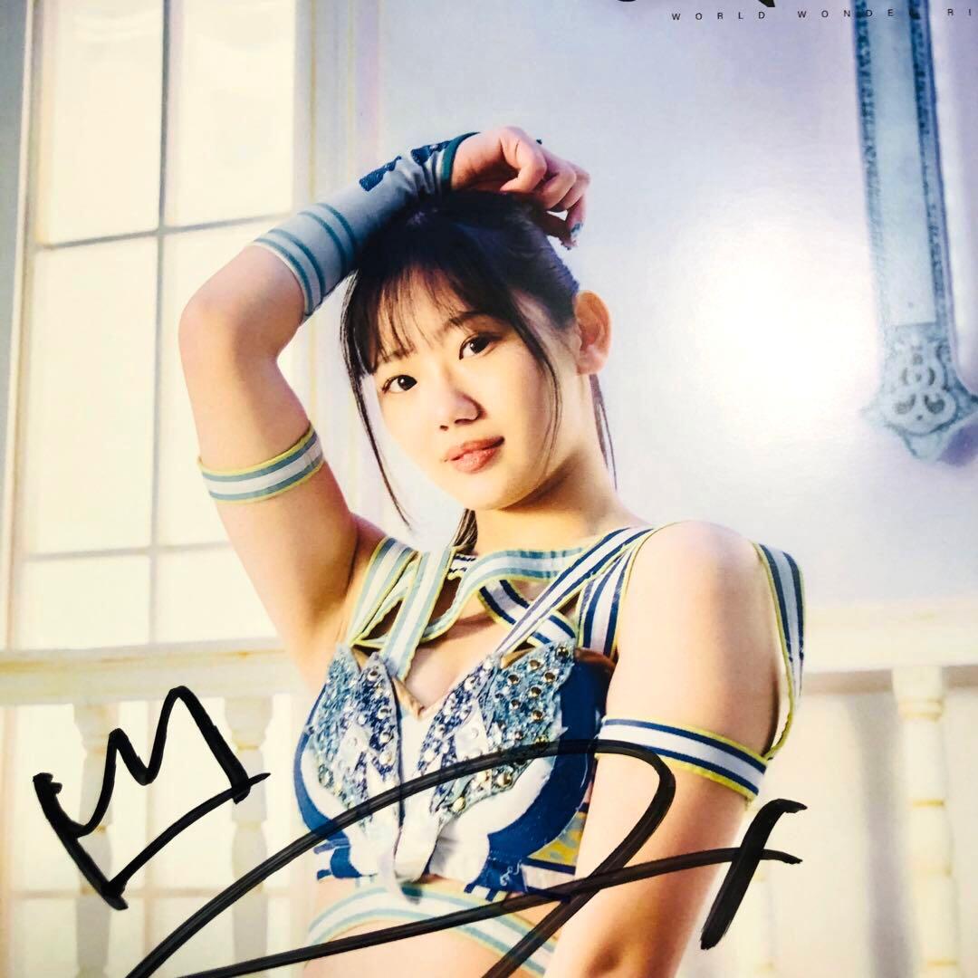 会場限定】スターダム 天咲光由 ポートレート【直筆サイン入り