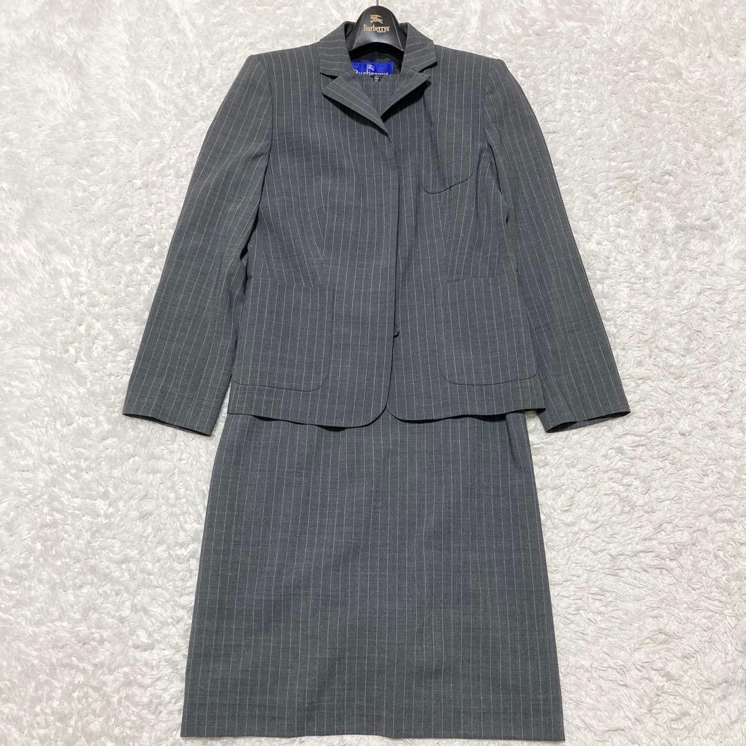 ワンピースタグあり♡ バーバリー スーツセットアップ ストライプ 38