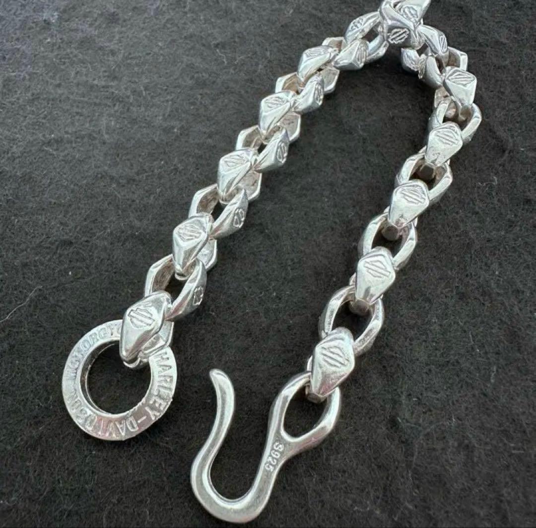 極美品]80s ハーレーダビットソン ブレスレットヴィンテージ シルバー