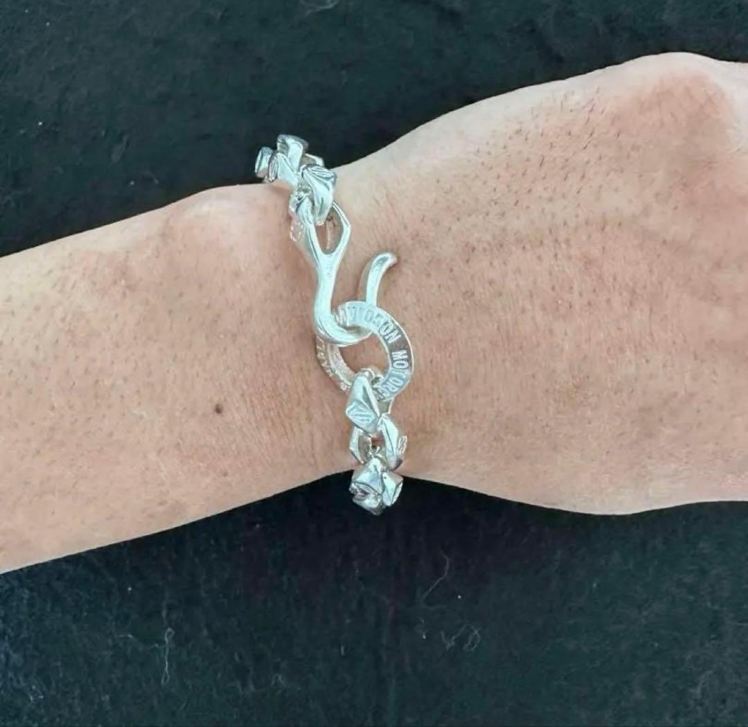 極美品]80s ハーレーダビットソン ブレスレットヴィンテージ シルバー