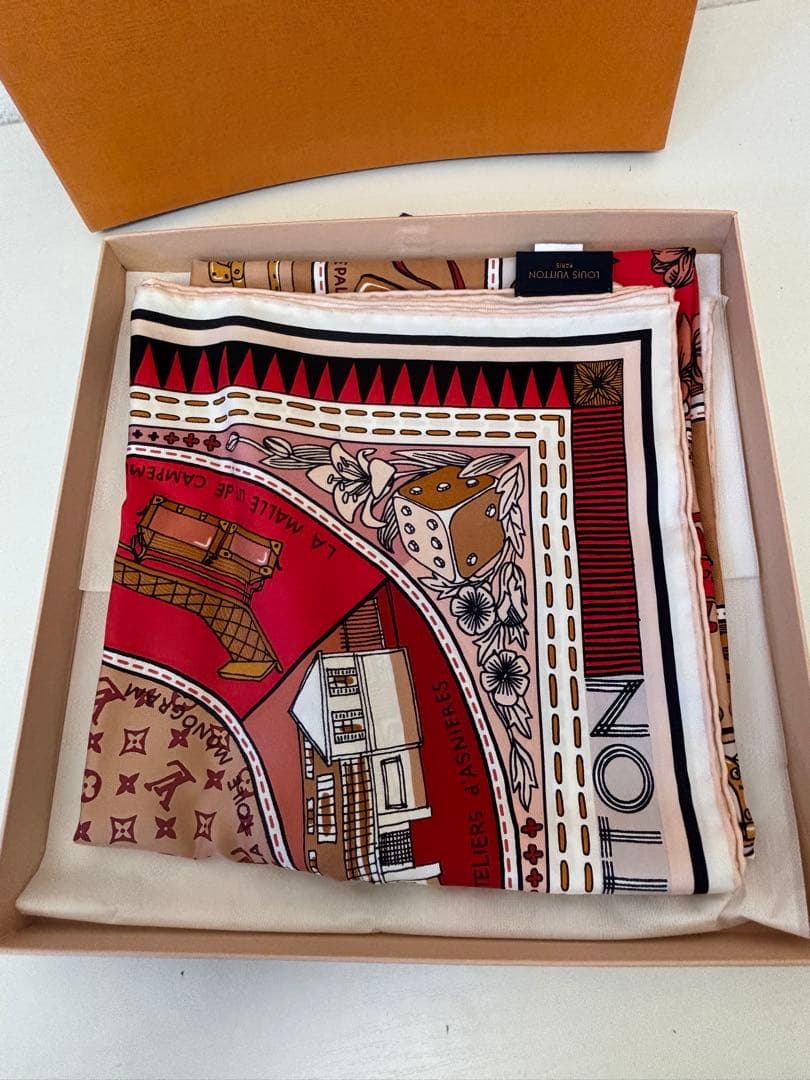 ☆【売り切り】 LOUIS VUITTON カレ ジュドゥルイ スカーフ - メルカリ