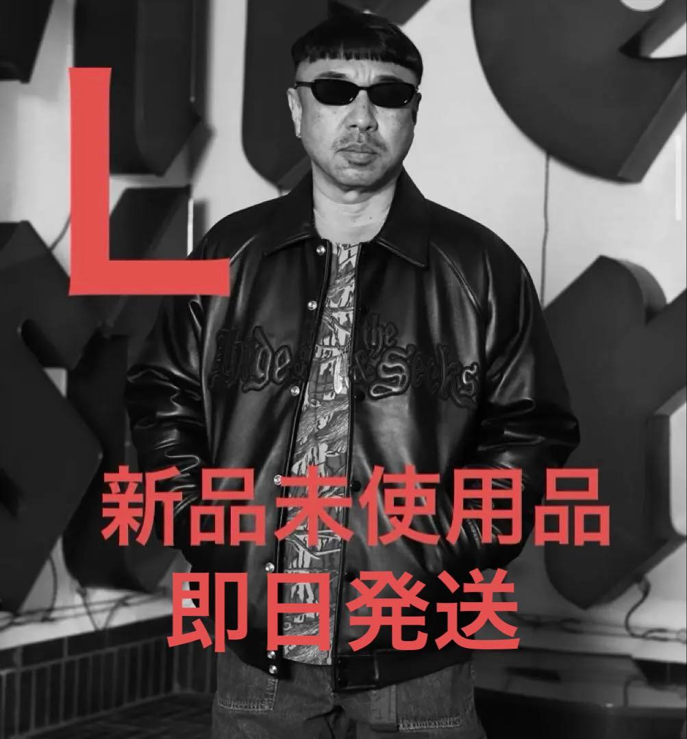 hide and seek Leather Jacket Lサイズ 西浦徹 - メルカリ