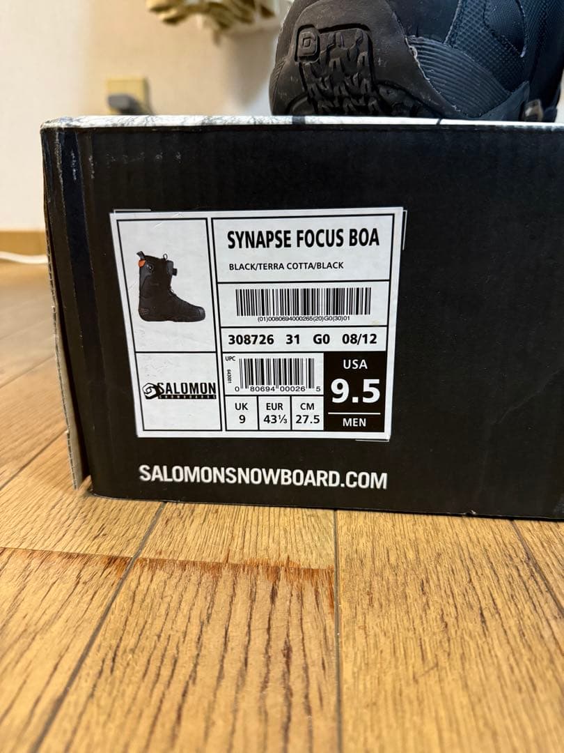 SALOMON スノーボードブーツ 9.5 27.5cm