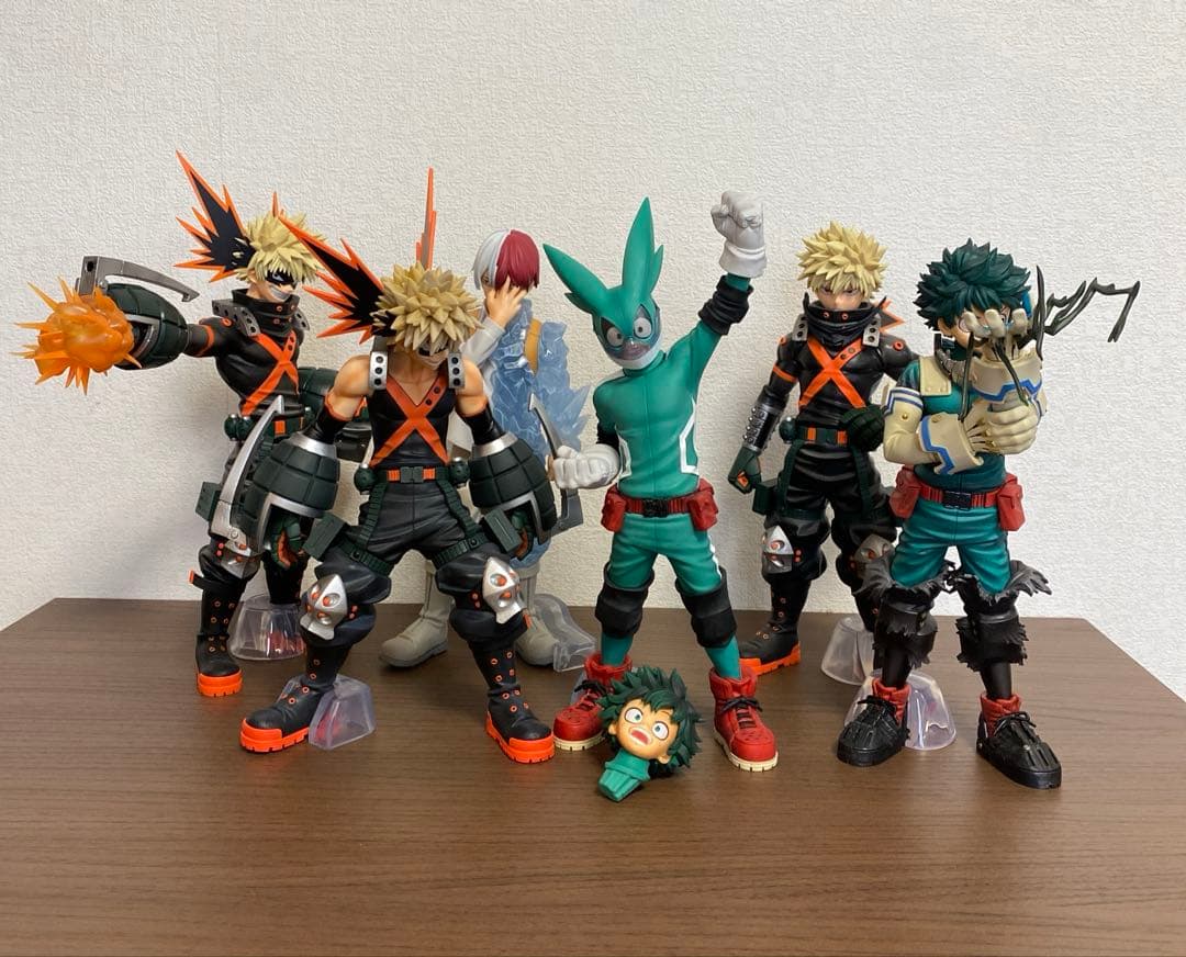 ヒロアカ　一番くじ　フィギュア6点セット